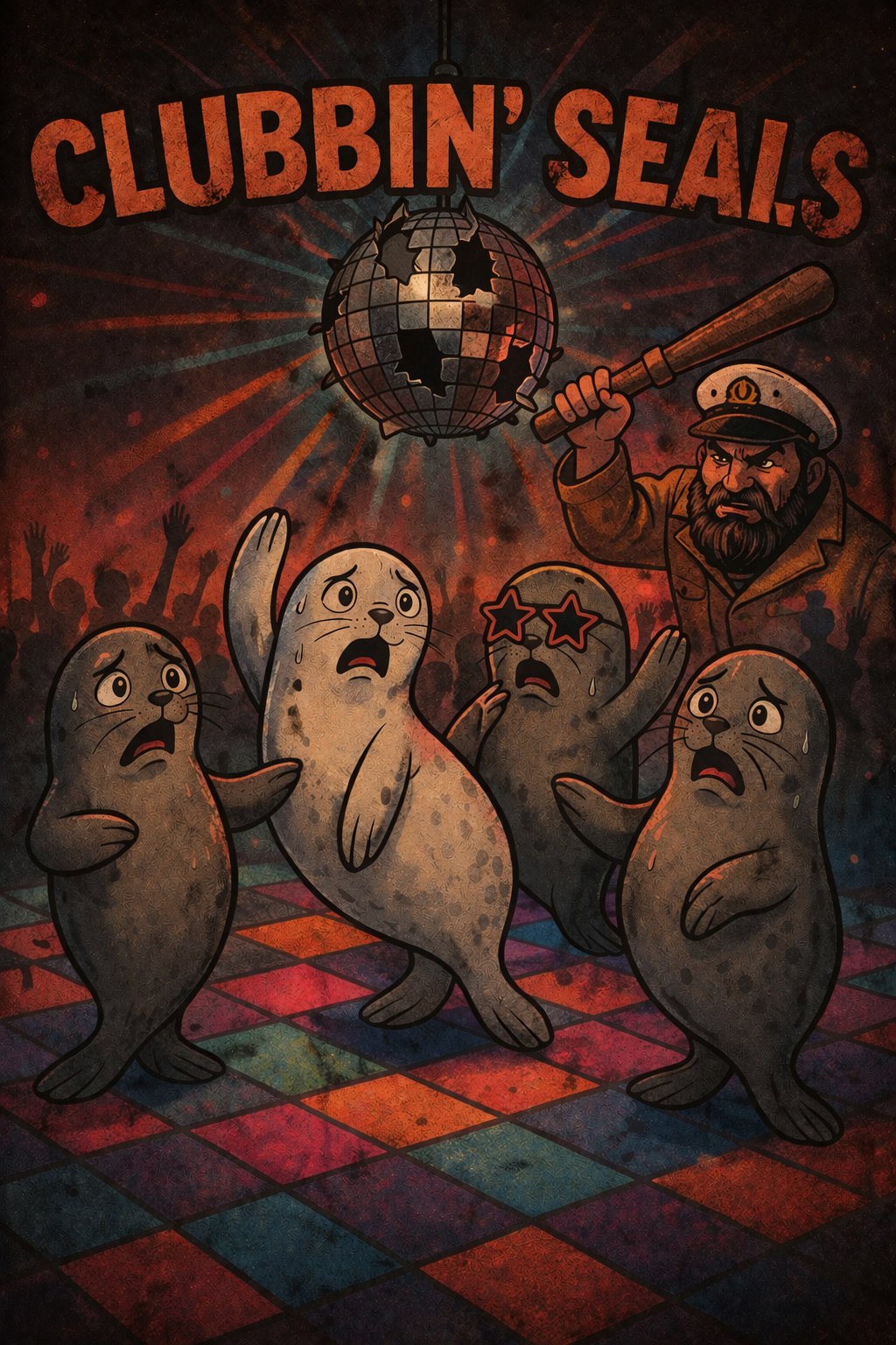 Seal Hunter Barrel Aged Stout Can Art